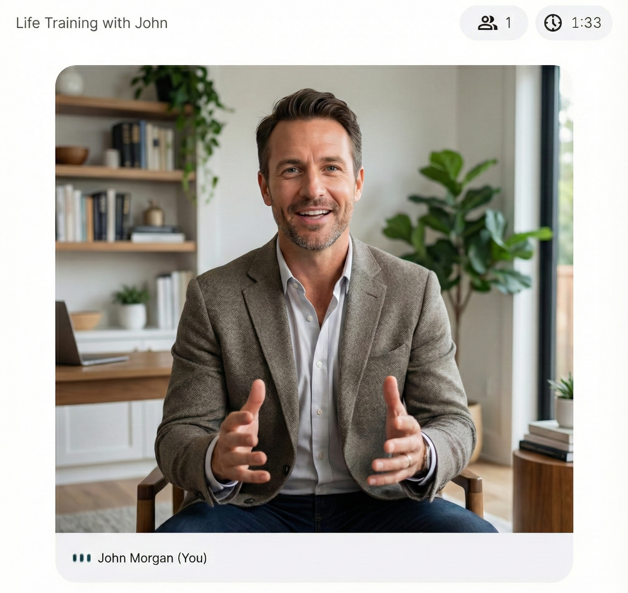 Webinars on a branded stage