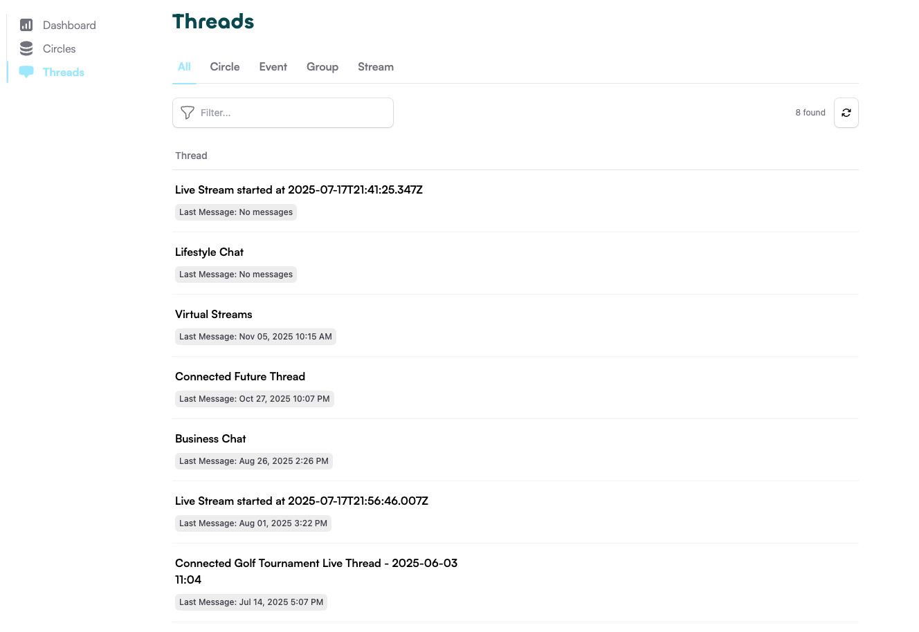 The Threads module in Connected